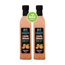 Ceviz Sirkesi 2x500 Ml %100 Katkısız Doğal Şekersiz Koruyucu Içermez