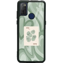 Tcl 20e Who Cares Green Tasarımlı Glossy Telefon Kılıfı Çok Renkli