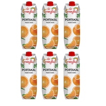 Meysu Portakal Nektarı 1 Lt X 6 Adet
