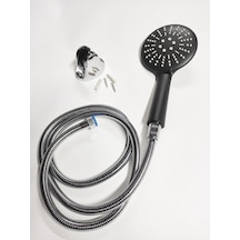 Fonksiyonlu Lüks Siyahbeyaz Banyo Duş Başlığı Seti Arv0020 Diğer