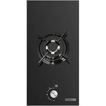 Luxell C3-10WF Wok Gözlü Cam Domino Ankastre Ocak Siyah