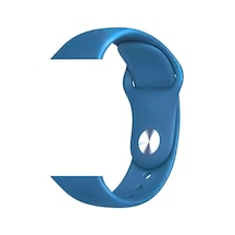Watch 38mm Uyumlu Klasik Ogaa Kordon-36-denim Blue