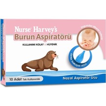Nurse Harvey's Burun Aspiratörü Yedek Ucu 10'lu
