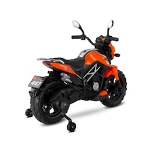447 Motocross Akülü Motorsiklet 12v Turuncu