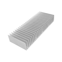 Alkatronik 15cm X 6cm X 2.5cm Alüminyum Metal Soğutucu Blok Radyatör Amfi Led Entegre Transisto Standart