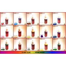 15 Adet Xlıne Tattoo Dövme Boyası - Mürekkebi 15X20 Ml