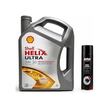 Shell Helix Ultra Pro Ag 5W-30 Motor Yağı 5 L + Balata Spreyi 500 ML