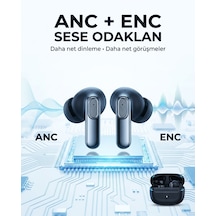 Bezos Snk-9000 Siyah Anc & Enc Kablosuz Bluetooth Kulaklık 5.4 Kulak İçi Kulaklık Bzs01