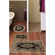 Eko Trend Djt 3 Lü Yıkanabilir Kaymaz Taban Banyo Paspas Seti 761 Osmanli Kahve