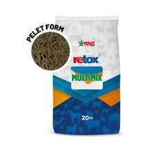 Retox Multi-mix Pelet 20 Kg Yüksek Süt Verimli Hayvanlar Için Yem Katkısı