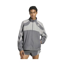 Adidas Adizero Archive Erkek Gri Koşu Ceket Kg9747
