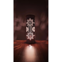 Dekoratif Masa Lambası Pvc Yuvarlak 360 Derece Aydınlatma Abs - Plastik