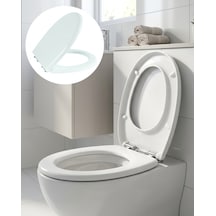 Nrzsnt Universal Klozet Kapağı Kolay Montaj Kaydırmaz Alt Ped Dalı Banyo Aksesuarı Çok Renkli
