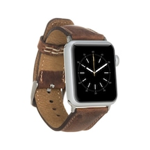 Bouletta Apple Uyumlu  Watch Deri Kordon 42-44-45mm RST2EF Taba