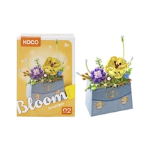Bloom Boutique Çiçek Çanta Mini Blok Yapım Seti 223 Parça Yetişkin Ve Çocuk Dıy Dekorasyon