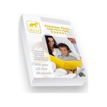 Premium İnci Fotoğraf Kağıdı - 300gsm - 50 Yaprak 10X15