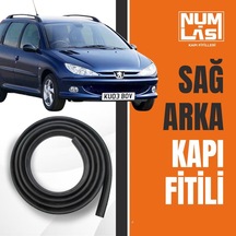 Peugeot 206 Station Wagon Sağ Arka Kapı Fitili-a Kalite-numlas-nm3697