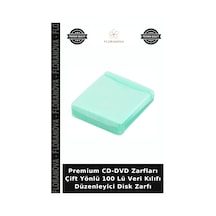 Premium Cd-dvd Zarfları Çift Yönlü 100 Lü Veri Kılıfı Düzenleyici Disk Zarfı