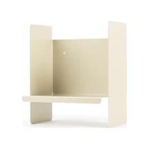 Beyaz Metal Duvar Rafı - Masa Üstü Kitaplık Ve Çok Amaçlı Ofis Düzenleyici 21x30 Cm Çok Renkli