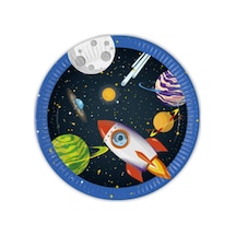 Rocket Space Karton Tabak 23Cm 8Li