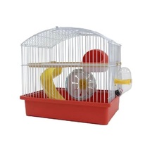 Dayang Oval Oyuncaklı Hamster Kafesi Kırmızı