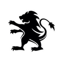 Aslan 10 Folyo Sticker 90 Cm Uzunluk Siyah