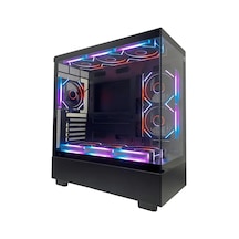 Orion Elite Xl 9x Argb Fan Kumanda Ve Kontrolcü Atx Boş Bilgisayar Kasası Siyah