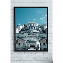 Pster13417 Ahmet Camii Çerçeveli Tablo 21x30cm 7/8 Yaş