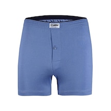 Yıldız Erkek Taşma Lastik Düz Renk Penye Boxer Short 43 001
