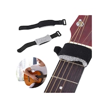Swing Sm01 Gitar Tel Susturucu Yumuşak Kilitli Bez Kelepçe-Siyah
