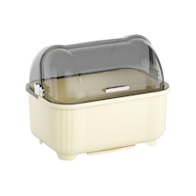 Suntek Mutfak Tezgahı İçin Bulaşık Kurutma Rafı, Ev Tipi Süt Beyazı