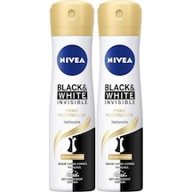 Nivea Invisible Black&White İpeksi Pürüzsüzlük Kadın Sprey Deodorant 150 ML x 2