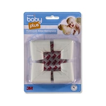 Baby Plus Soft Köşe Koruyucu 5x5x3,4 Cm Byp-6989 Beyaz BYP-6989_Beyaz