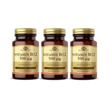 Solgar Vitamin B-12 500 MG 50 Kapsül 3'lü