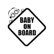 Baby On Board Minions Sticker 10 X 10 Cm