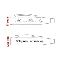 Tr 38 Mat Krom Dolma-tükenmez-kurşun Kalem Takımı, 3'lü Set Genel