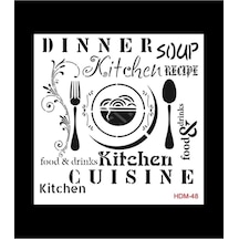 Hdm48 Home Dekor Stencil 25x25