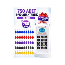 Sr-602 R Yazılabilir Kopyalanabilir 125 Khz Proximity Anahtarlık Keyfob Karışık Renkler 750 Adet