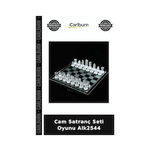 Özel Üretim Hobi Dekoratif Salon Cam Satranç Seti Oyunu Alk2544
