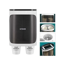 Hubrendy Sh Sunup Sn-27108 Kendinden Yapışkanlı Çiftli Plastik - Karton Bardak Dispenseri