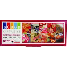 Südor Kumaş Boyası 10 Renk X 25 Ml.  Set