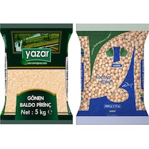 Yazar Gönen Baldo Pirinç 5 KG + Yazar Koçbaşı Nohut 5 KG