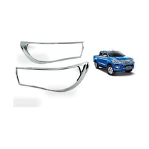 Toyota Hilux Uyumlu 2016 Sonrası Far Çerçevesi Abs Plastik Krom