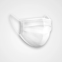 Tek Kullanımlık Maske 3 Katlı Telli Meltblownlu 50'li Kutu - Beyaz X 10 Kutu