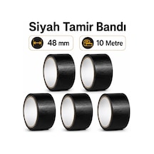 27kids 5 Adet Siyah Tamir Bandı 48 Mm X 10 Metre Çok Amaçlı Duct Tape Takviye Bantları Açık Bej