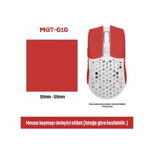 Mouse Tape Kaydırmaz Etiket Kesilebilir Yapışkanlı Mouse Kayma Önleyici Bant 150 110 Mm Mgt-010