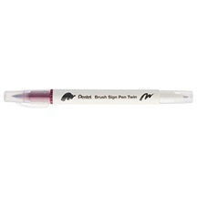 Brush Sing Pen Twin Çift Taraflı Fırça Uçlu Kalem K.kırmızı