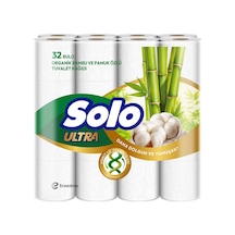 Solo Ultra Organik Bambu & Pamuk Özlü Tuvalet Kağıdı 32'li - 8 Adet Tarı