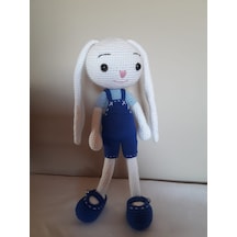 Amigurumi Mavi Uzun Kulak Tavşan