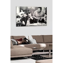 Talya Tablo Talya Siyah Beyaz Sadri Alışık Yeşilçam Kanvas Tabloları 50x35 No-1060